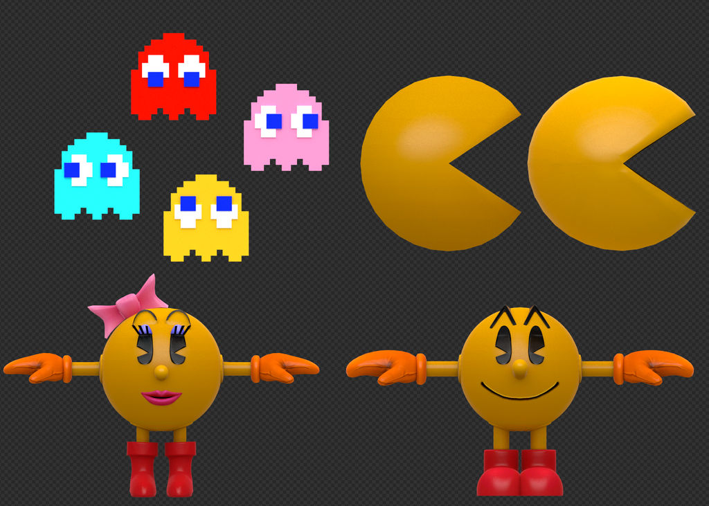 Pac-Models WIP by Nibroc-Rock on DeviantArt