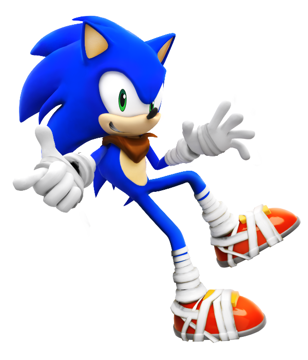 Sonic Boom Sidling Pose!