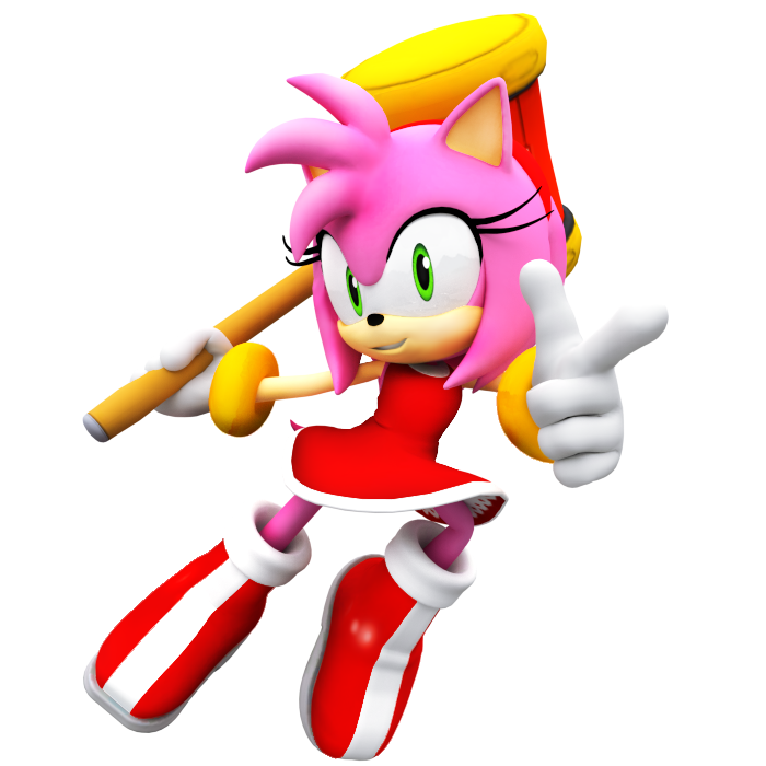 Amy Rose New Render by Nibroc-Rock on DeviantArt