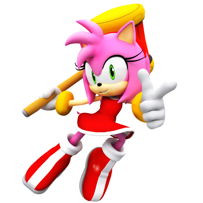 Sonic Boom: New Amy Render by NIBROCrock on deviantART