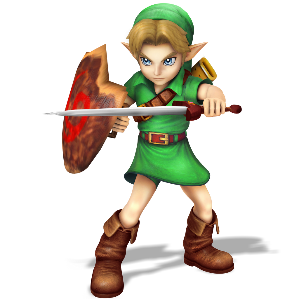 Young Link, Smash Bros Style Render by Nibroc-Rock on DeviantArt