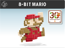 8-Bit Mario Smash Style+30th anniversary