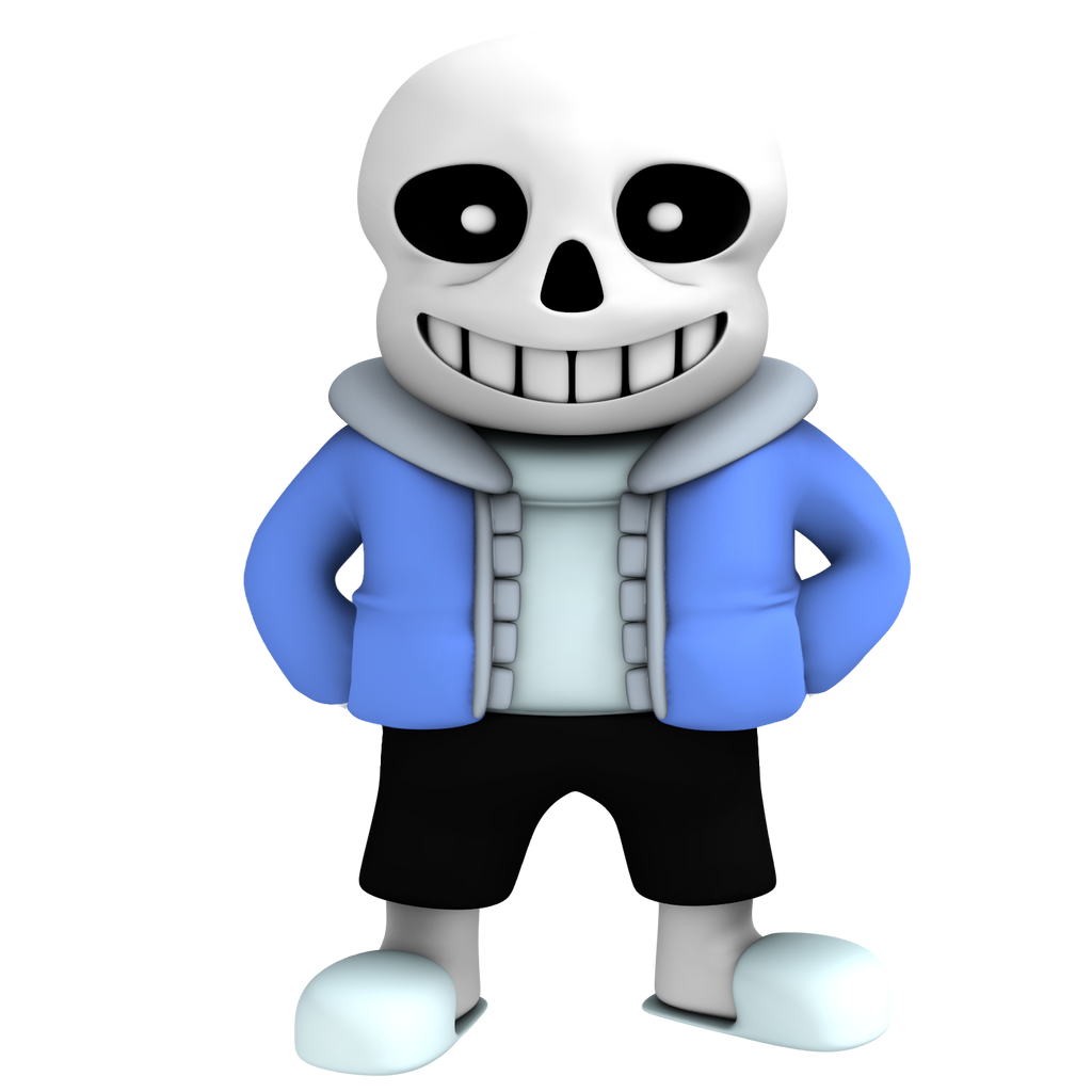 Sans from undertale, render by Nibroc-Rock on DeviantArt