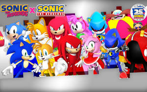 SonicClassic X SonicModern Wallpaper Size2880X1800