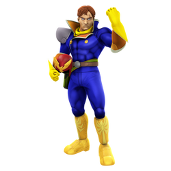 Captain Falcon Render Helmet-less Alt