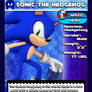 Sonic Trading Card mock up front