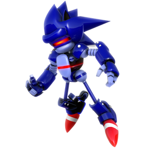 Mecha Sonic Render