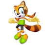 Marine the Raccoon Legacy Render