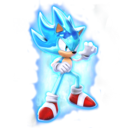 What if: Sonic as Super Saiyan Blue