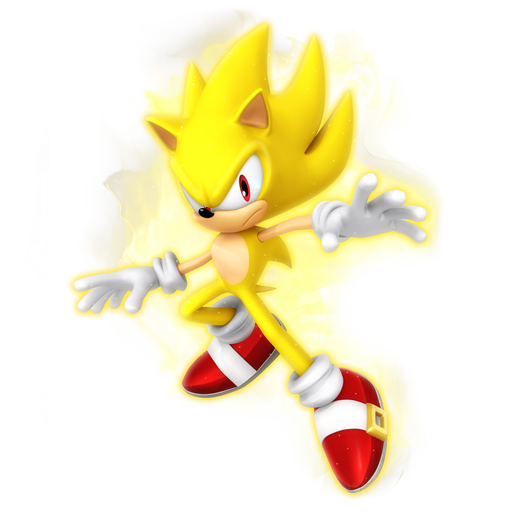 Super Sonic Legacy Render