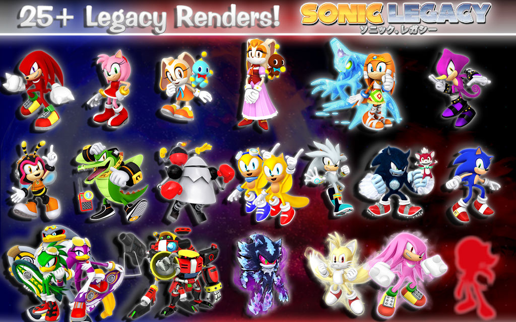 Hyper Sonic Legacy Render: Auraless by Nibroc-Rock on DeviantArt