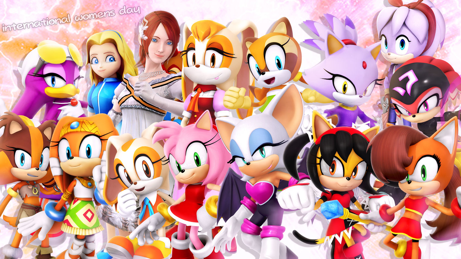 The Female Cast of Sonic The Hedgehog!