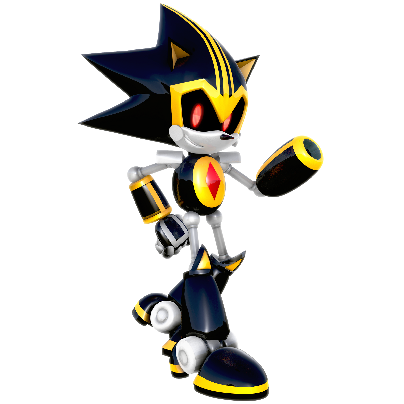 Shard the Metal Sonic Render by NibrocRock on DeviantArt Shard the Metal Sonic Render by NibrocRock on DeviantArt