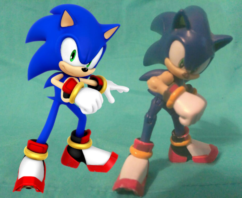 IRL Sonic with Shadow Gear figure