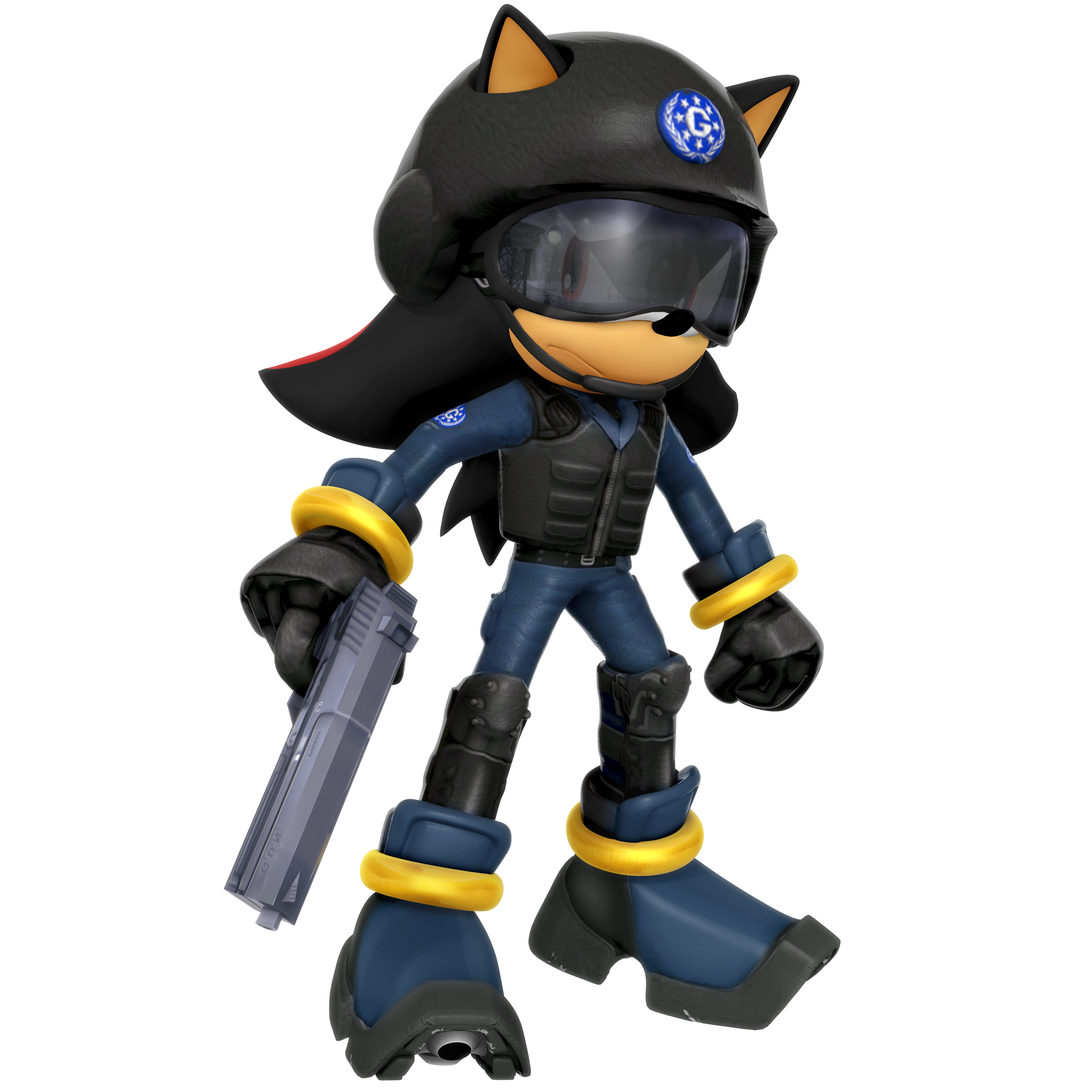 Shadow but gun by NDXDirectorsCut on DeviantArt