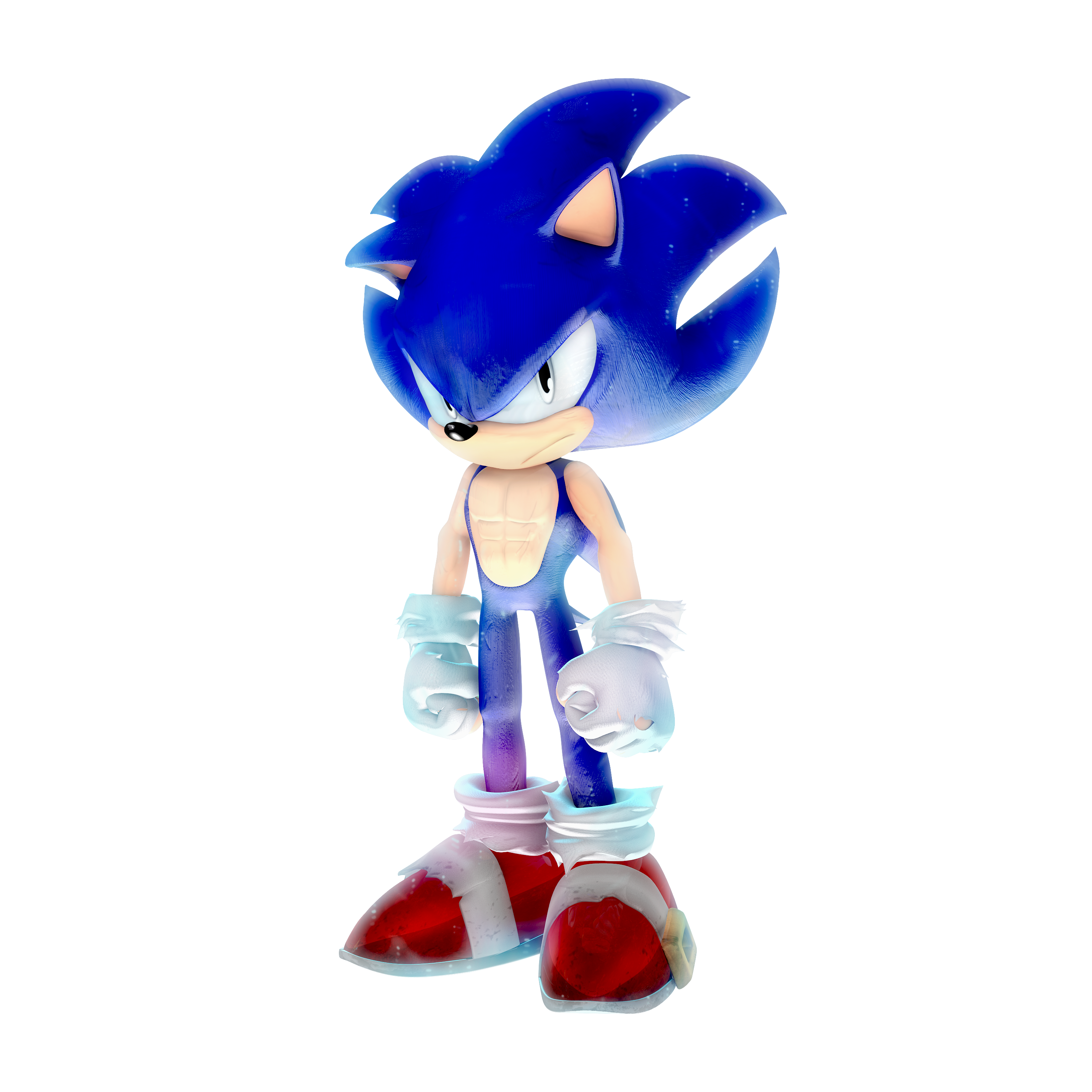 Hyper Sonic (SSMA Version) by Nibroc-Rock on DeviantArt