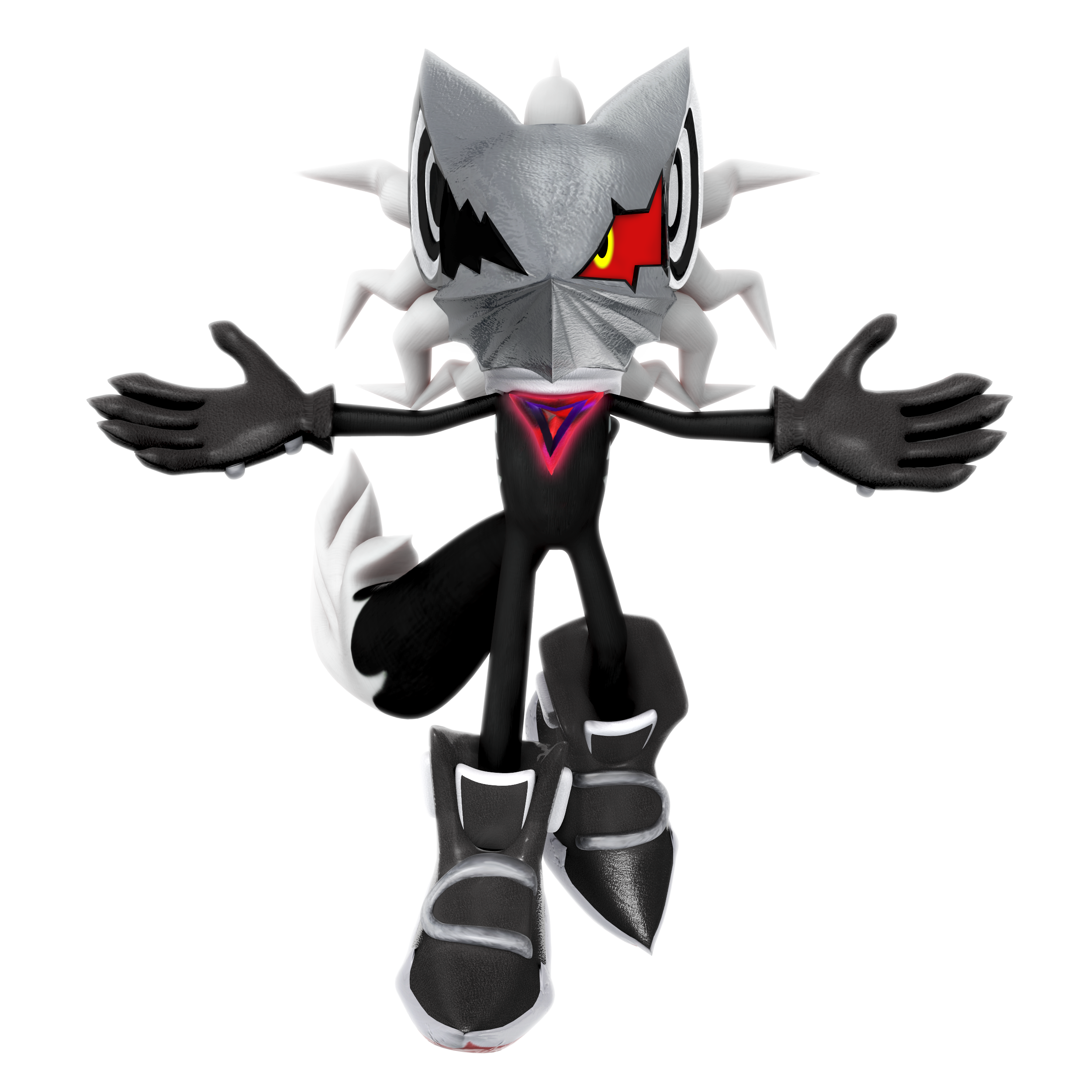 Darkspine Sonic Render (auraless alt) by Nibroc-Rock on DeviantArt