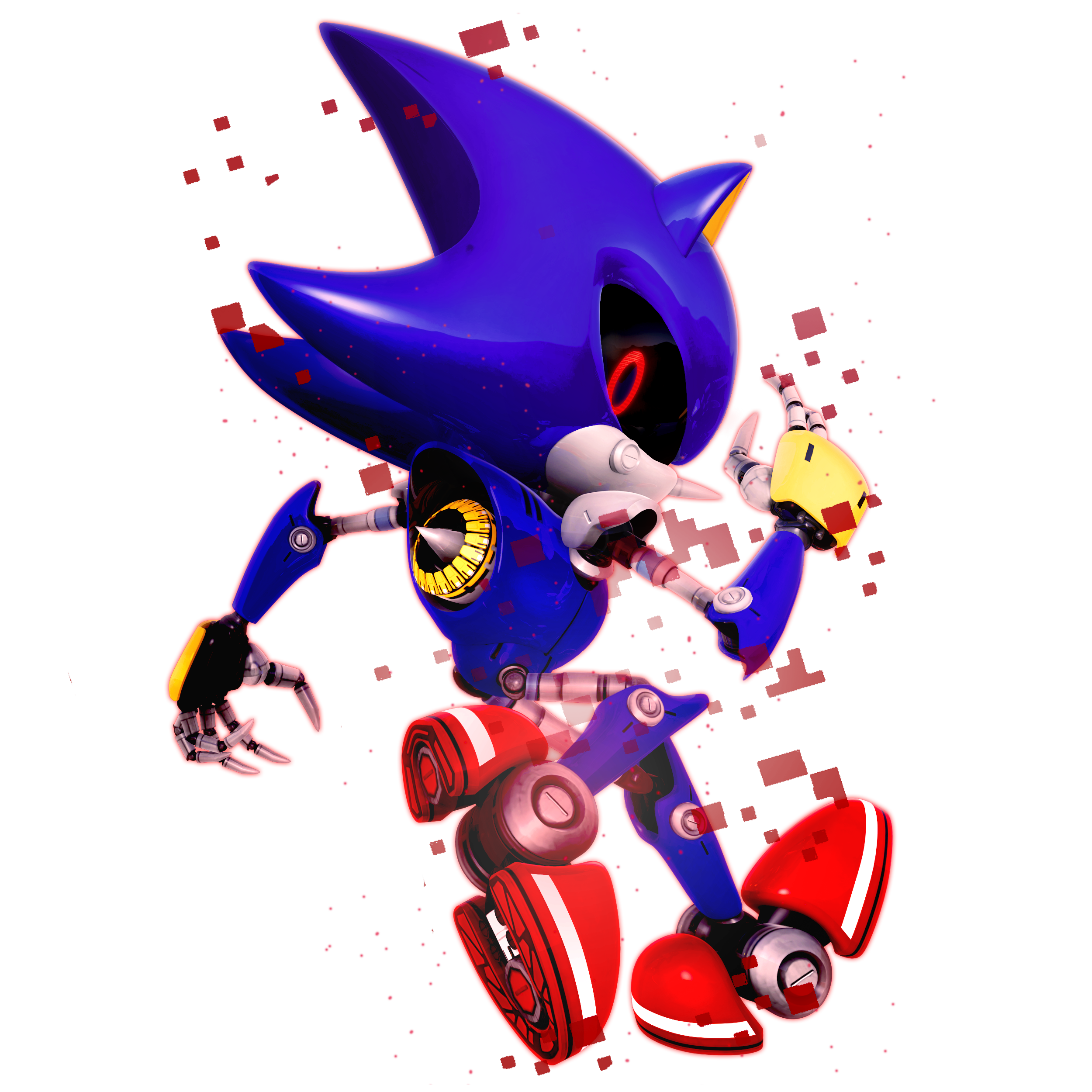 Neo Metal Sonic, Unused Preview render by Nibroc-Rock on DeviantArt