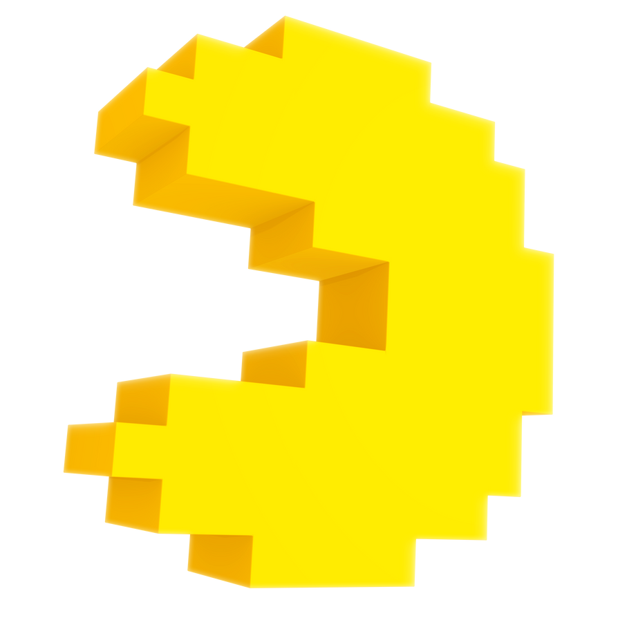 Pac-Man Pixel Render by Nibroc-Rock on DeviantArt