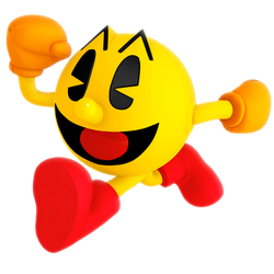 Pac-Man Running Render