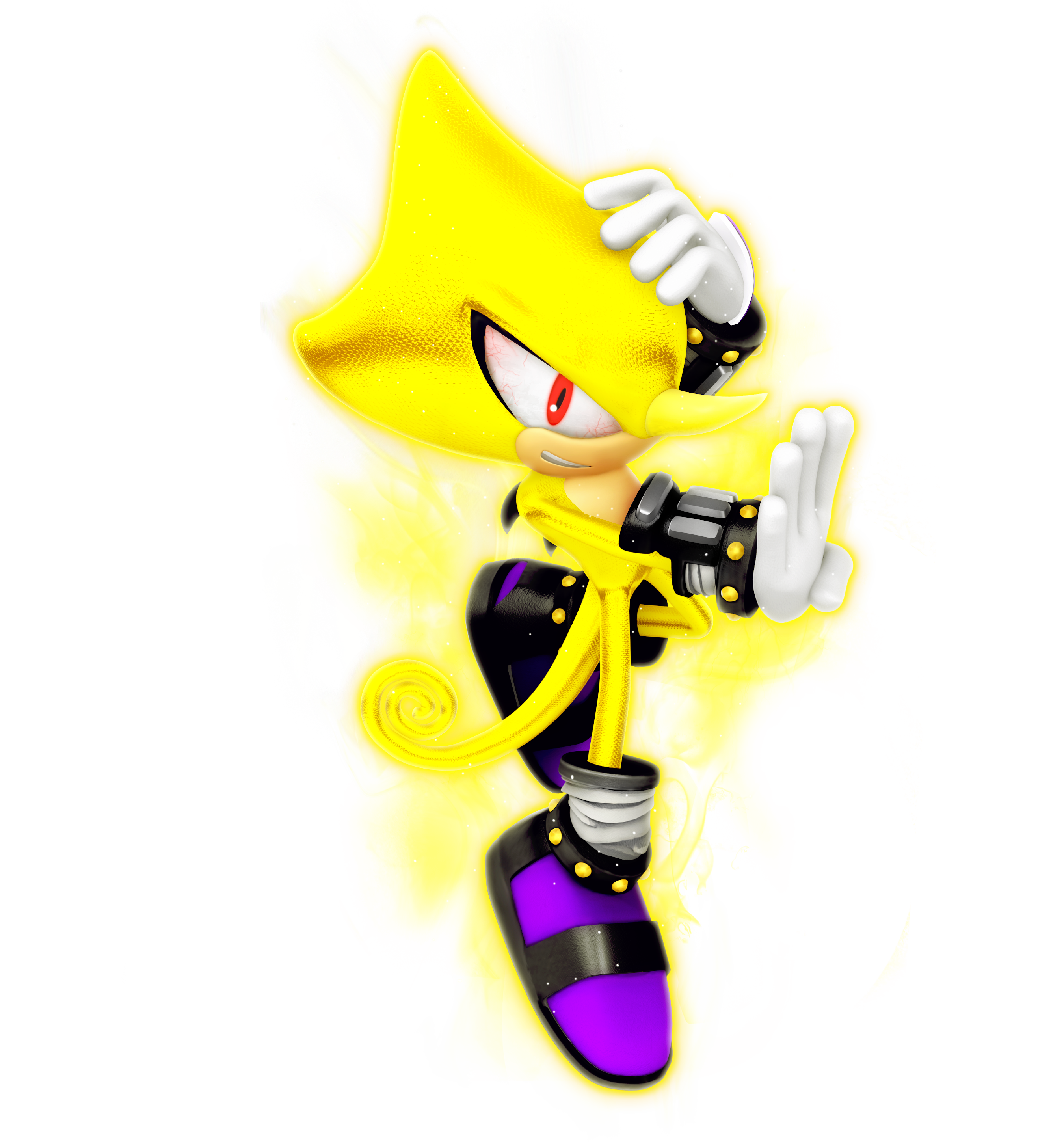 Darkspine Sonic Render (aura alt) by Nibroc-Rock on DeviantArt