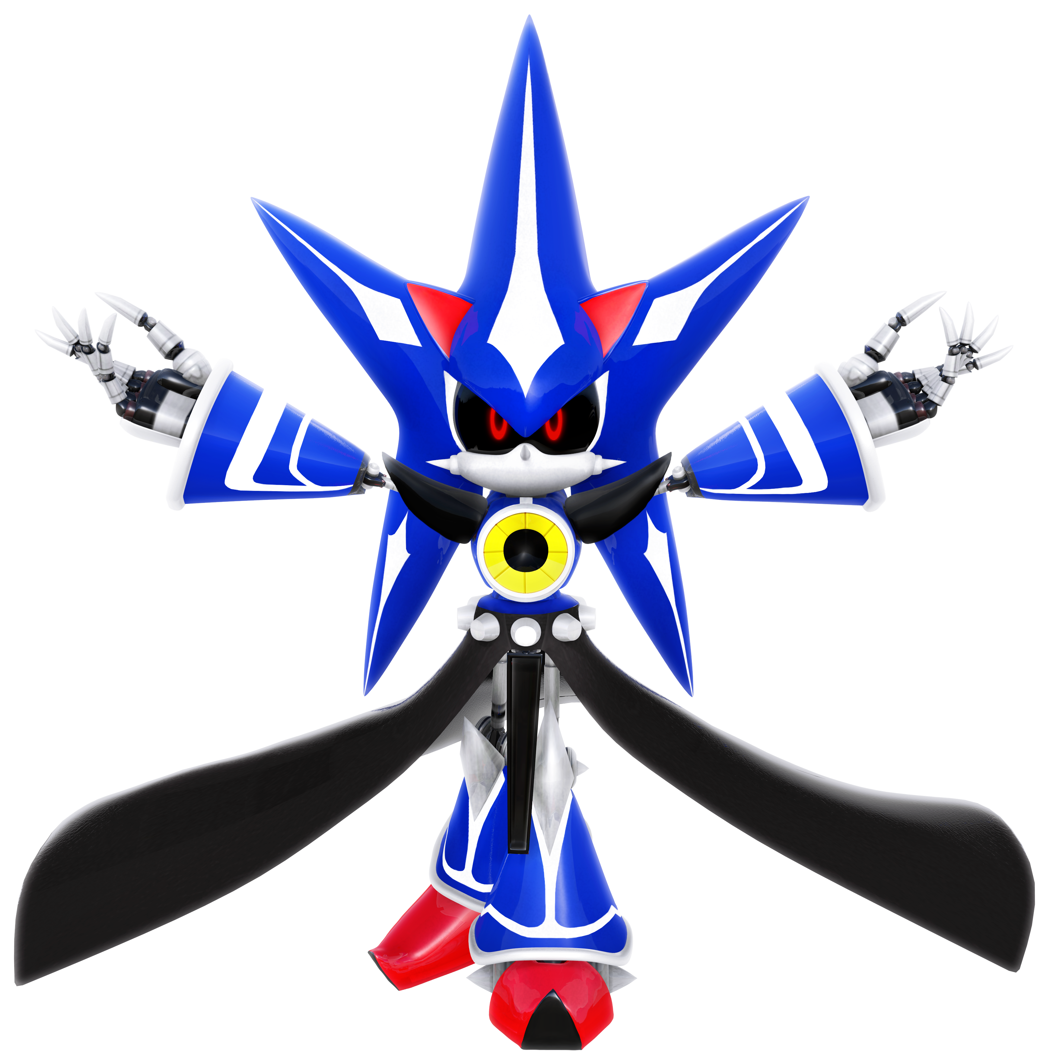 Neo Metal Sonic Render By Nibroc Rock-d9t21s8 - Sonic Heroes Metal