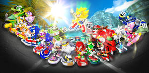 Sonic Riders Group Photo