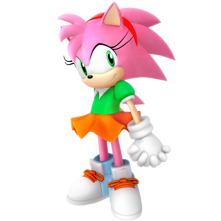 Amy Rose Rouk Amy Rose Classic Outfit Render by Nibroc-Rock on DeviantArt