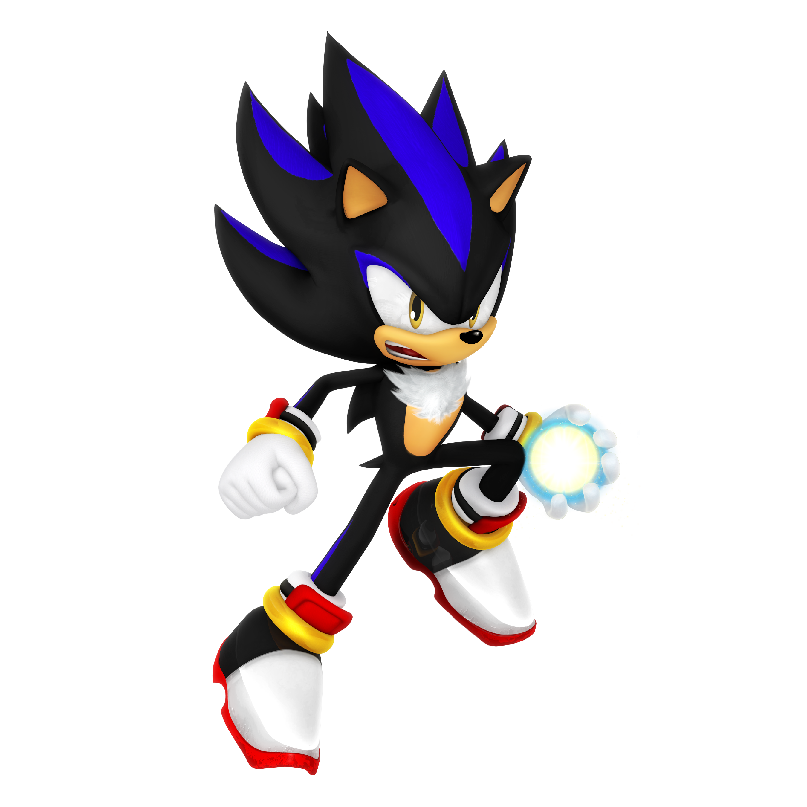 What if: Sonic and Shadow Fused, Sonow. by Nibroc-Rock on DeviantArt