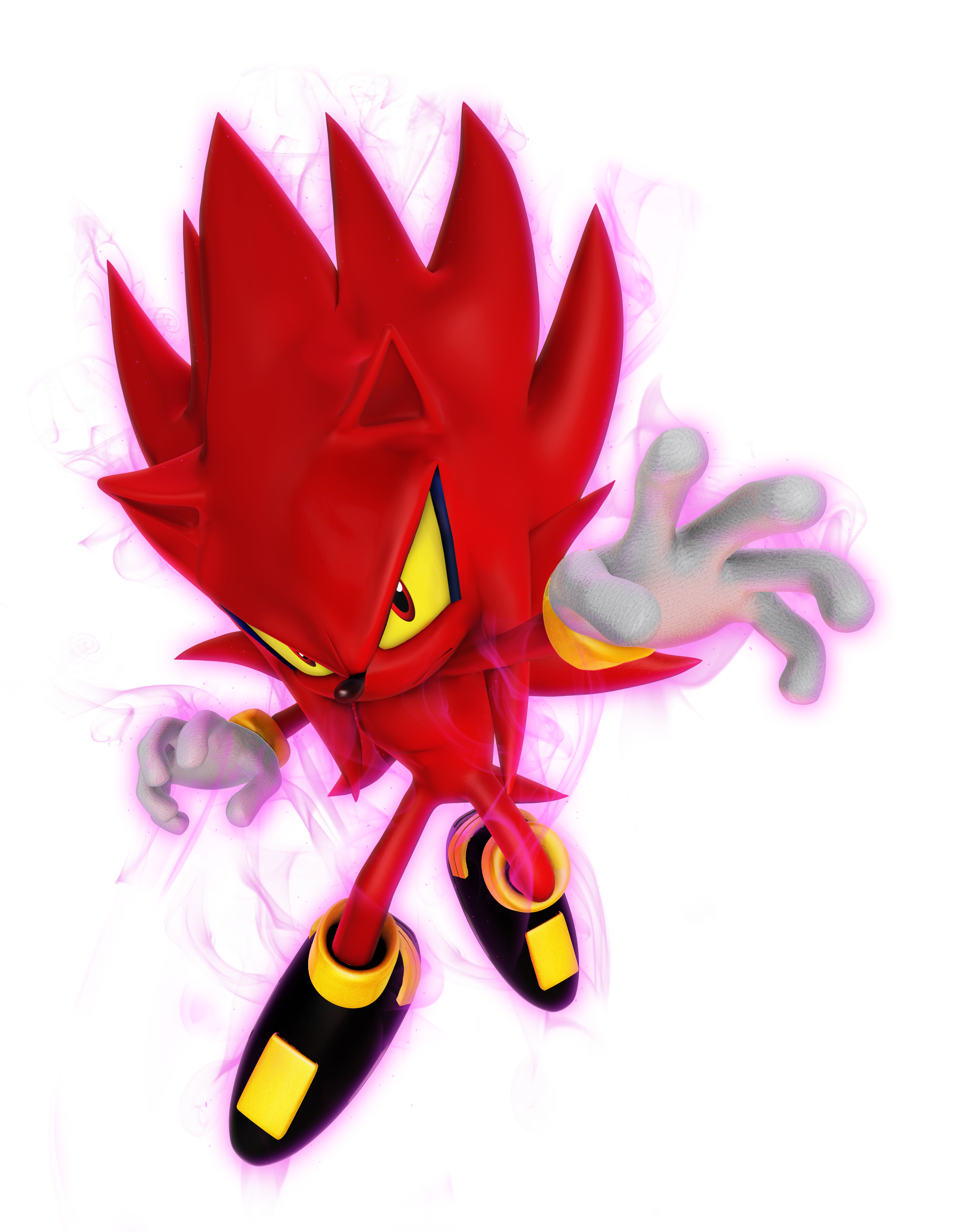 Hyper Sonic (SSMA Version) by Nibroc-Rock on DeviantArt