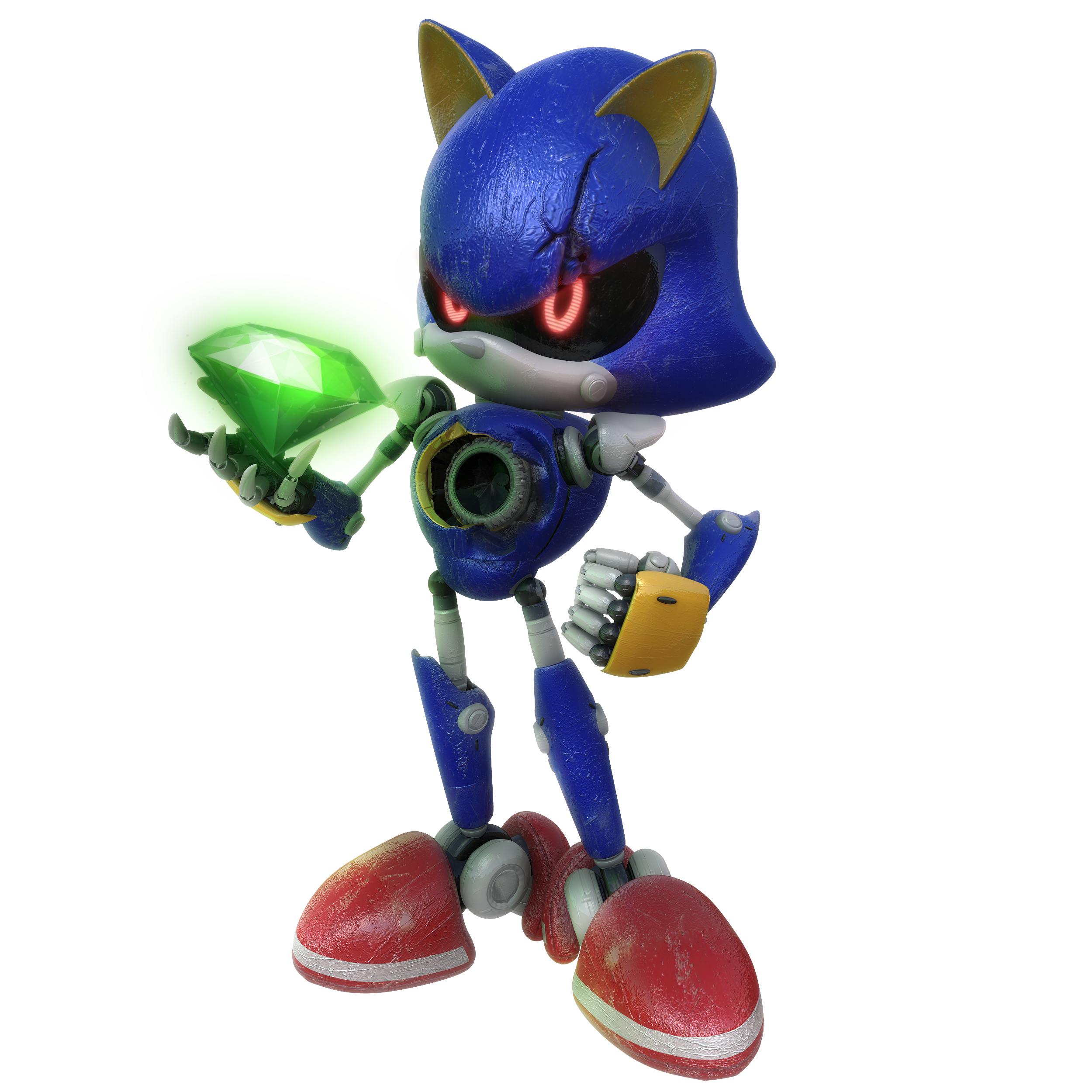 Neo Metal Sonic Returns (Legacy Render) by Nibroc-Rock on DeviantArt