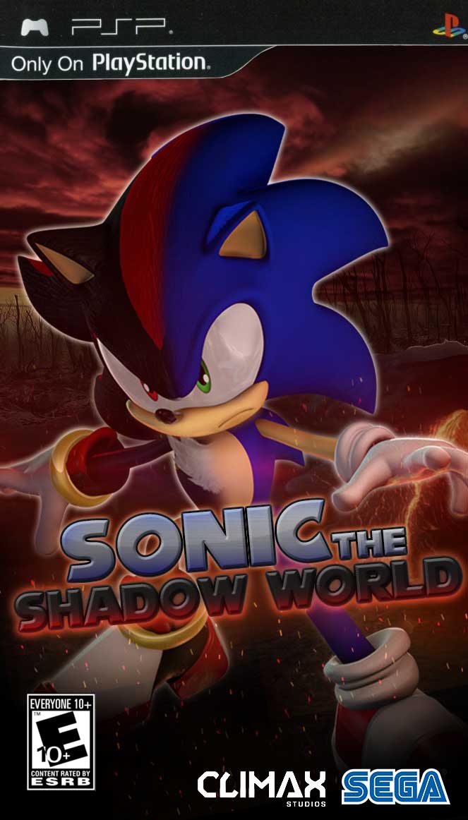 Sonic and Shadow Spilt Fusion Render by Nibroc-Rock on DeviantArt