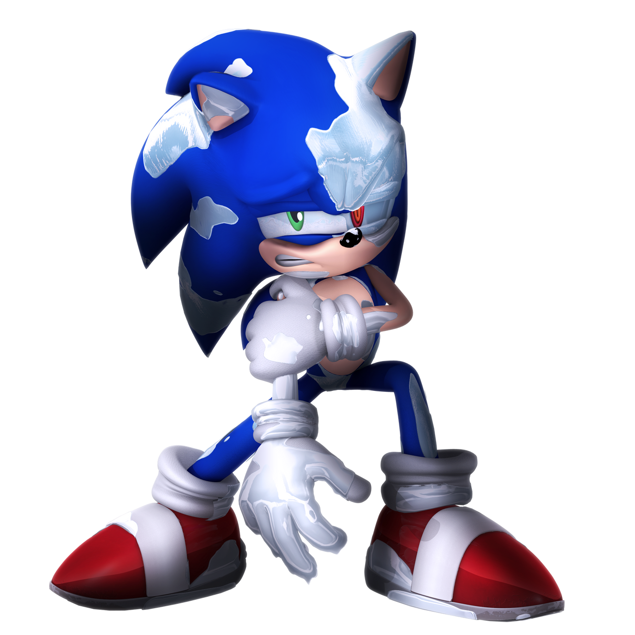 Zombot Infected Sonic Render by NibrocRock on DeviantArt