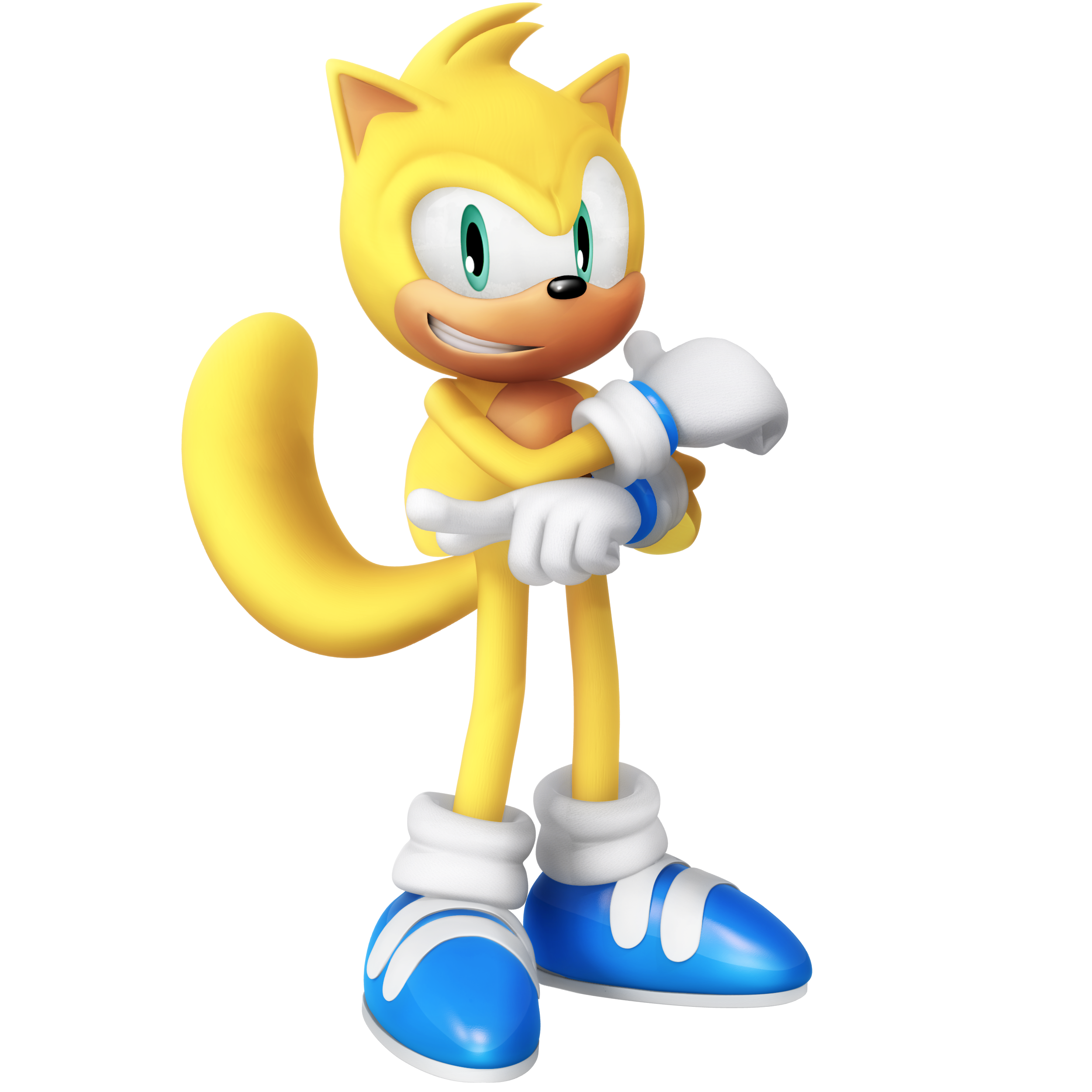 Modern Hyper Sonic Render by Nibroc-Rock on DeviantArt