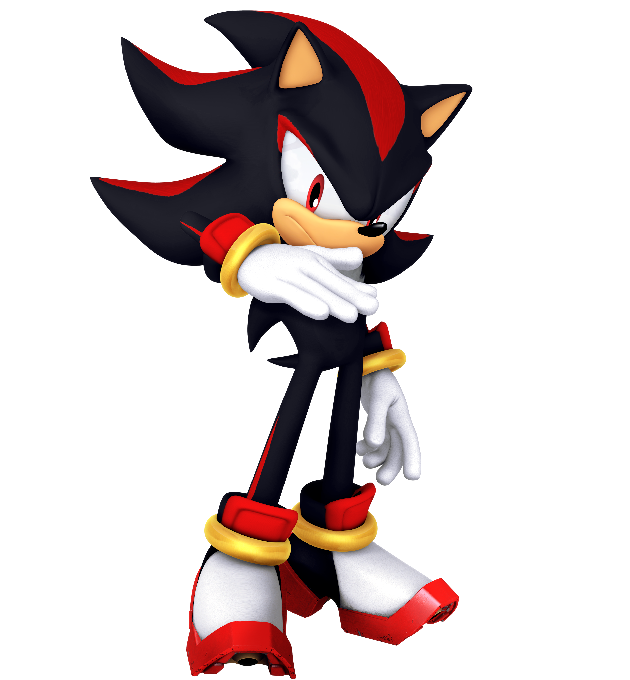 Sonic and Shadow Spilt Fusion Render by Nibroc-Rock on DeviantArt