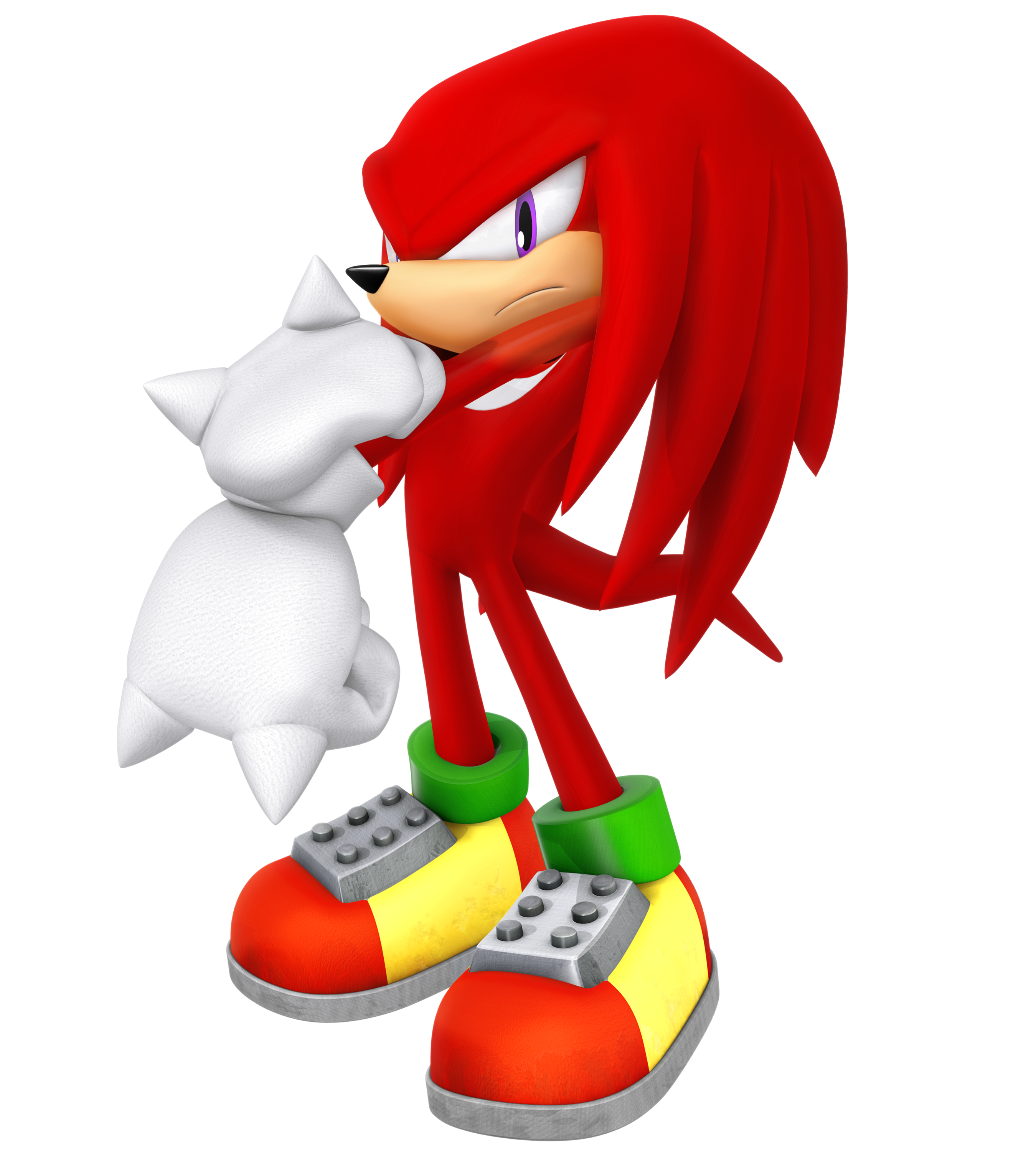 Knuckles Rende Knuckles The Echidna 2020 Render Arm Stretch Angry by Nibroc-Rock on ...