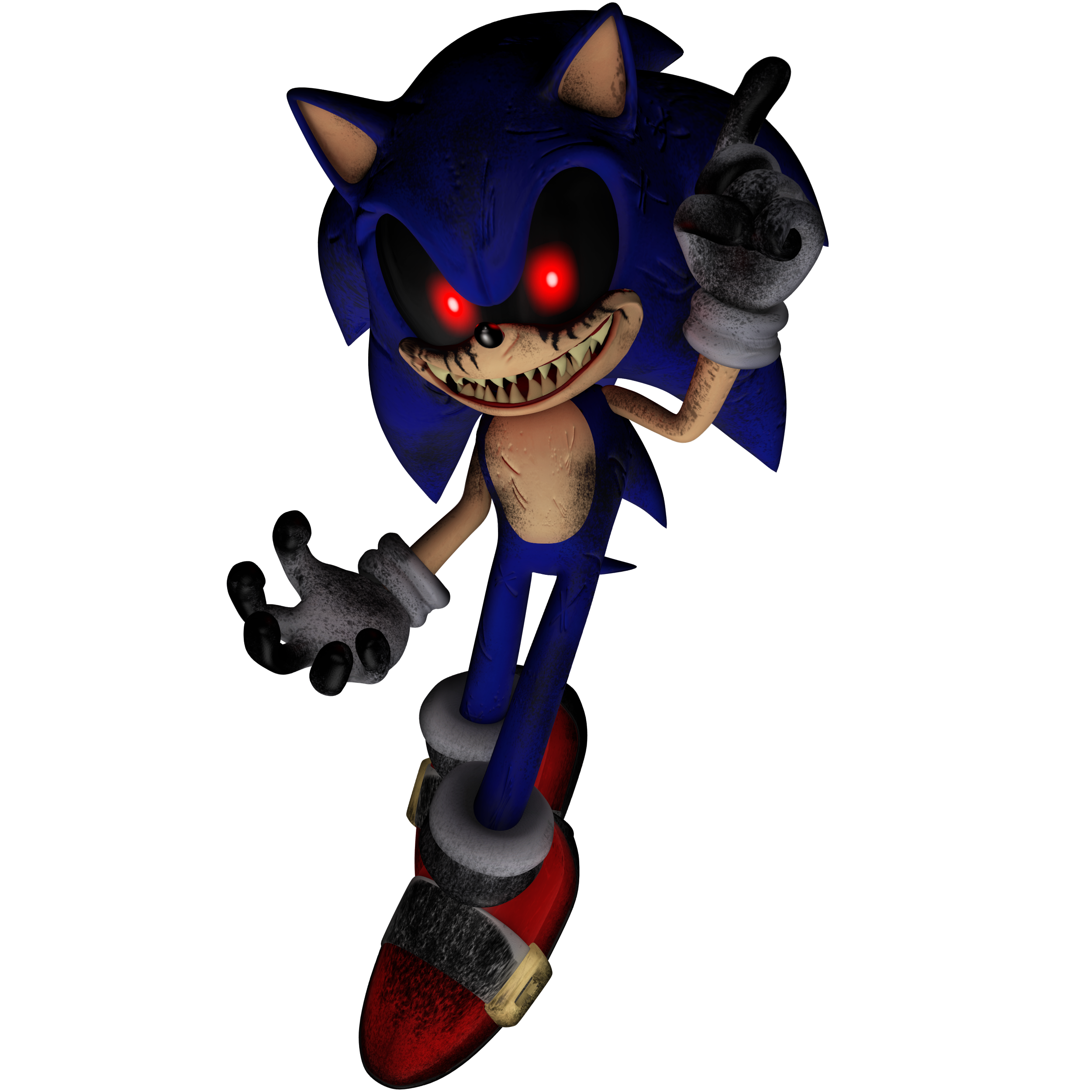 Sonic.EXE Render by Kingevan210 on DeviantArt