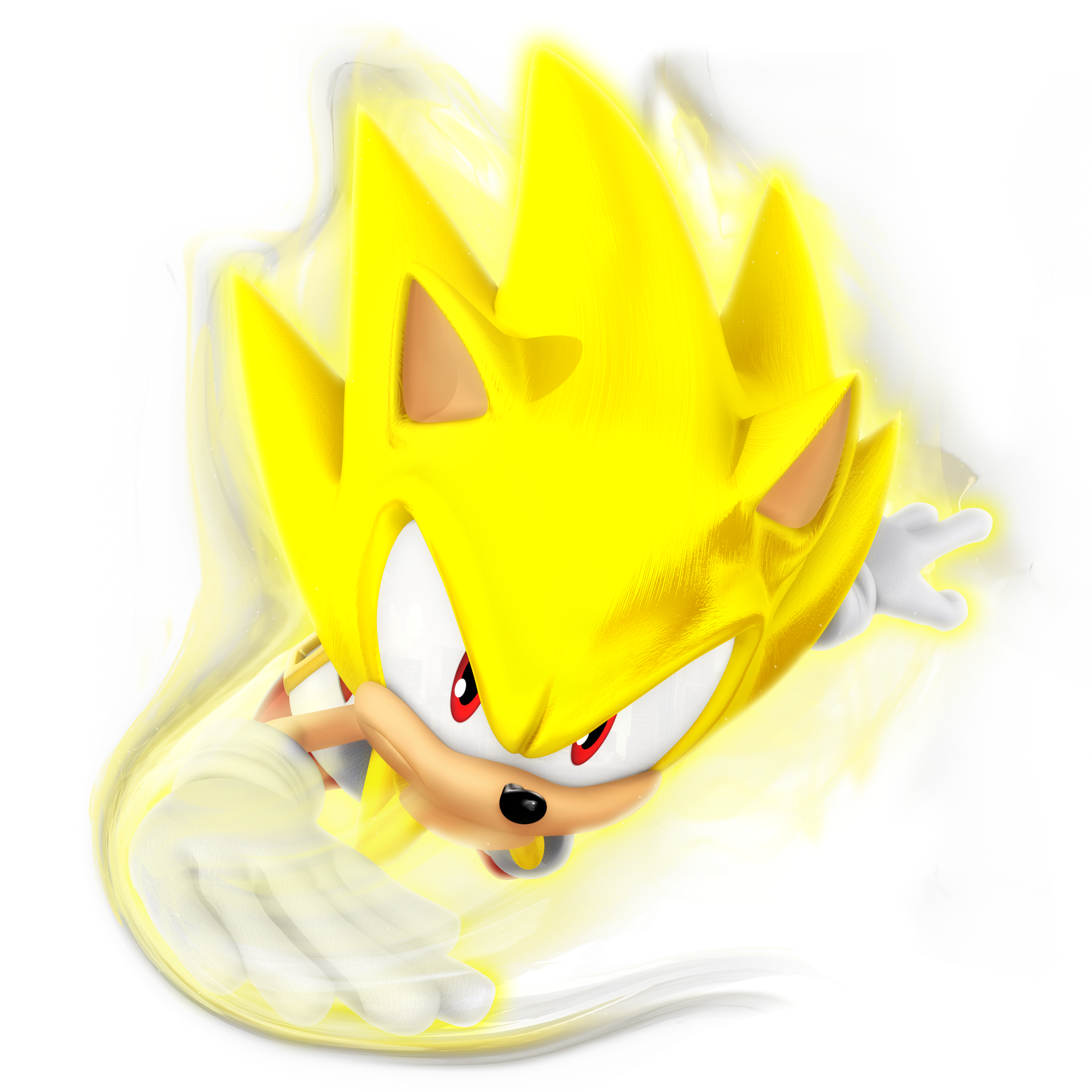 Hyper Sonic Render by JaysonJeanChannel on DeviantArt