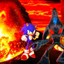 Sonic and Shadow Chaos: the Flame Walls