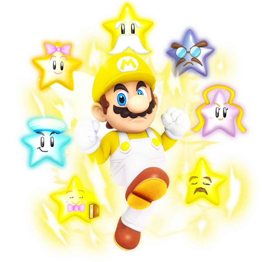Star Spirit Mario from SMBZ by Nibroc-Rock on DeviantArt