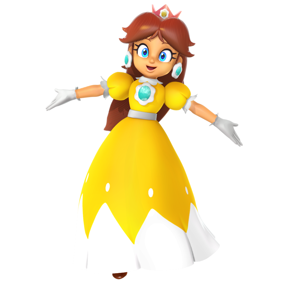 Daisy Renders Princess Daisy (Classic) Render by Nibroc-Rock on DeviantArt