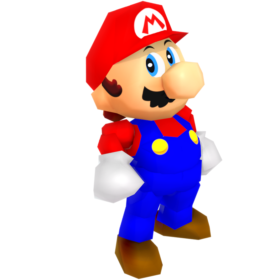 64 Style Mario Render by Nibroc-Rock on DeviantArt