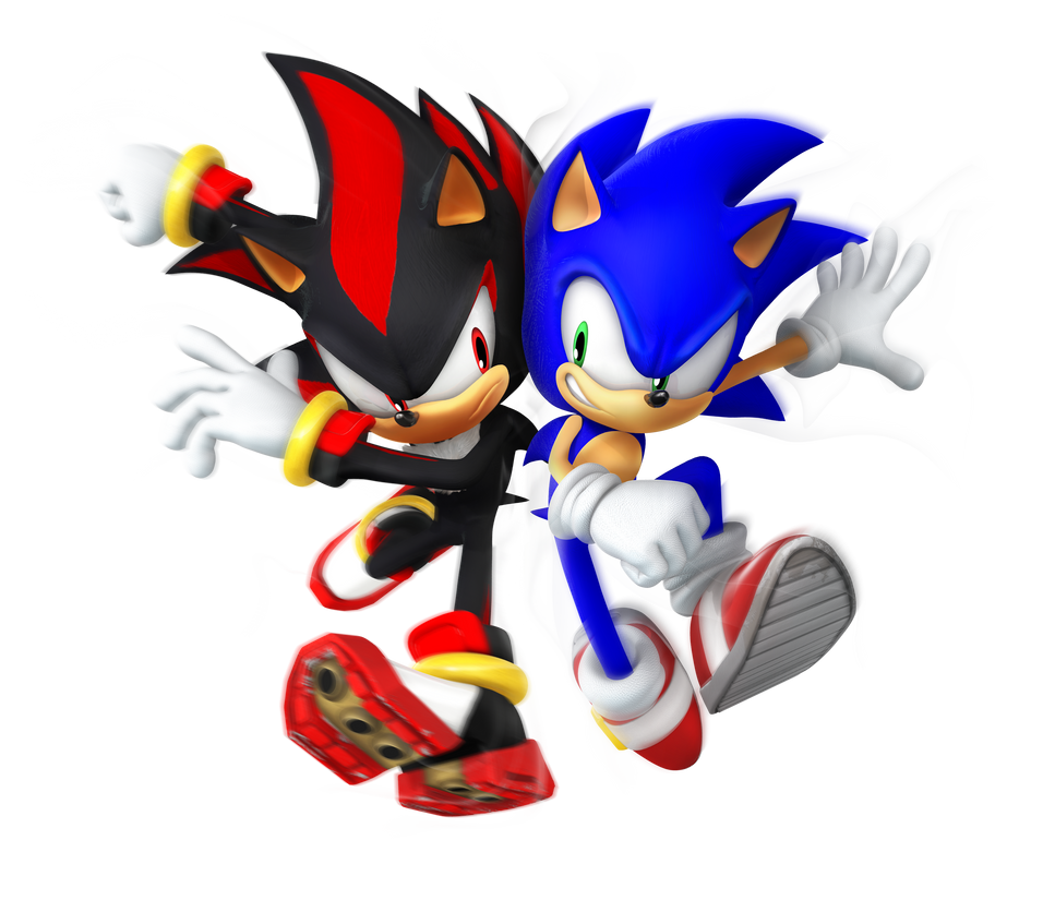 Sonic and Shadow Clash by Nibroc-Rock on DeviantArt