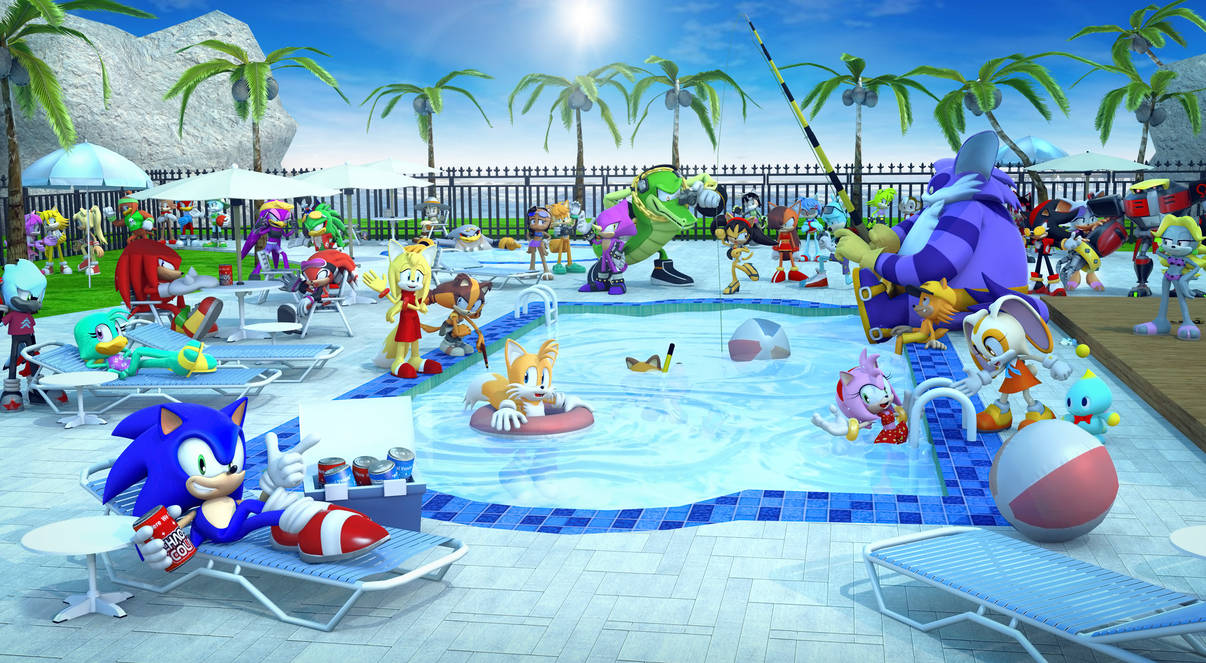 Sonic's Summer Party! by Nibroc-Rock on DeviantArt