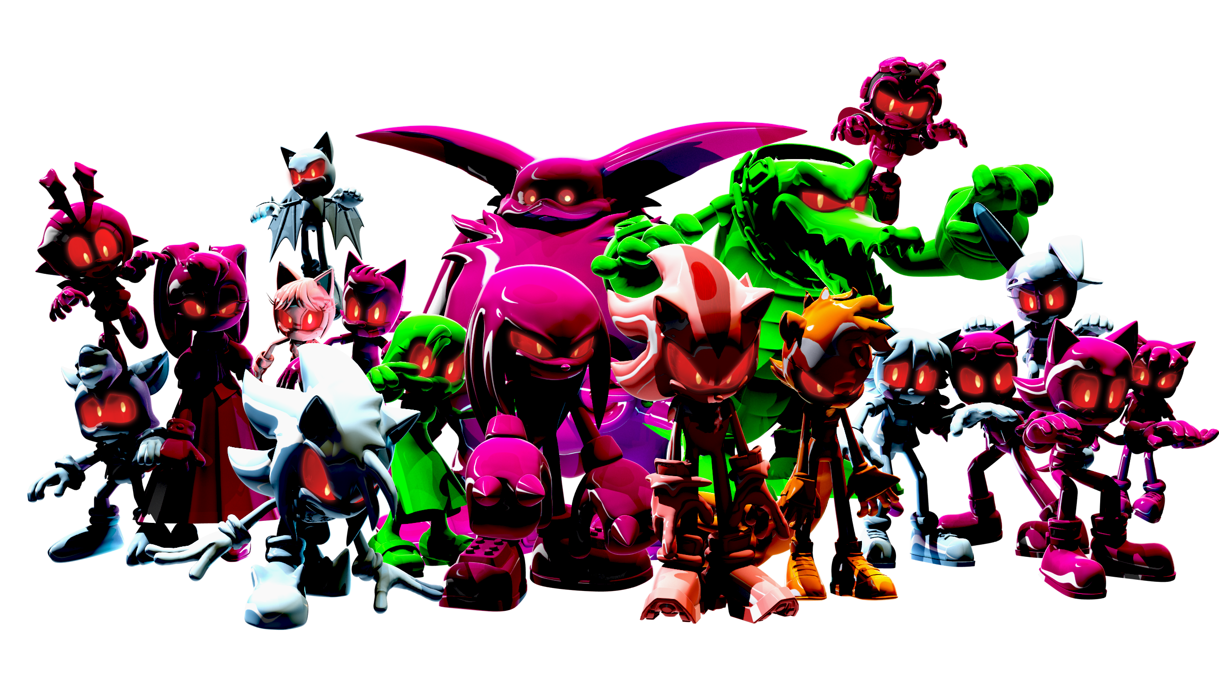 Neo Metal Sonic Returns (Legacy Render) by Nibroc-Rock on DeviantArt