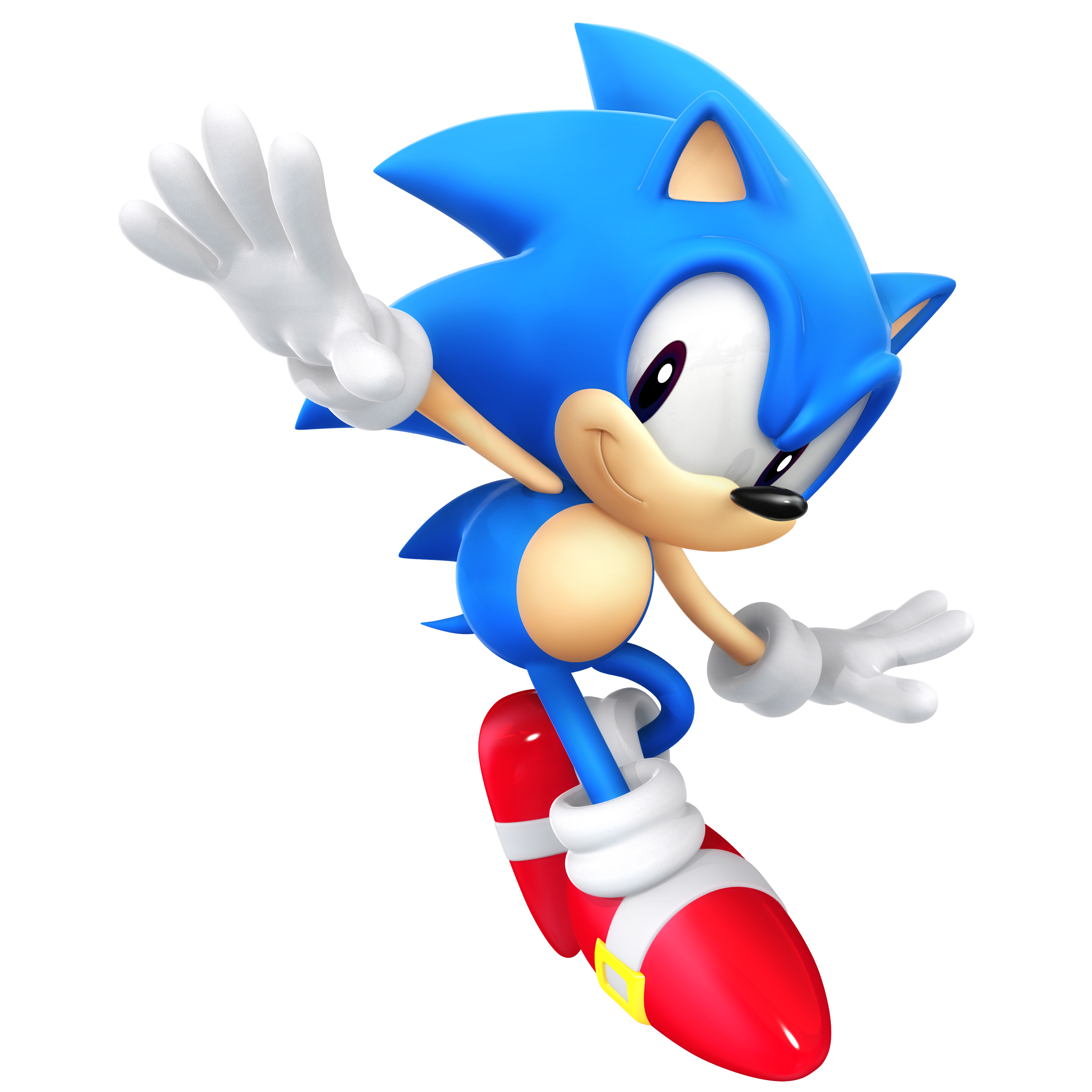 classic sonic 3d render : r/SonicTheHedgehog