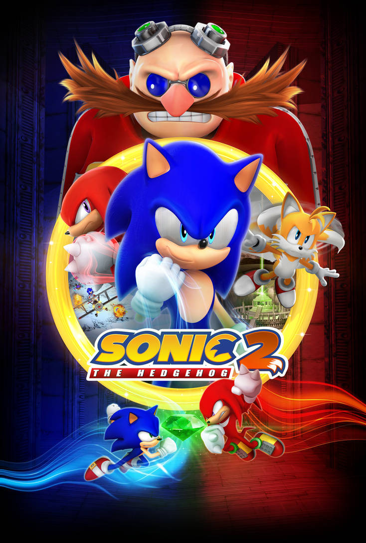 Sonic the Hedgehog 2 movie fan poster by TheDarkKnight954 on DeviantArt