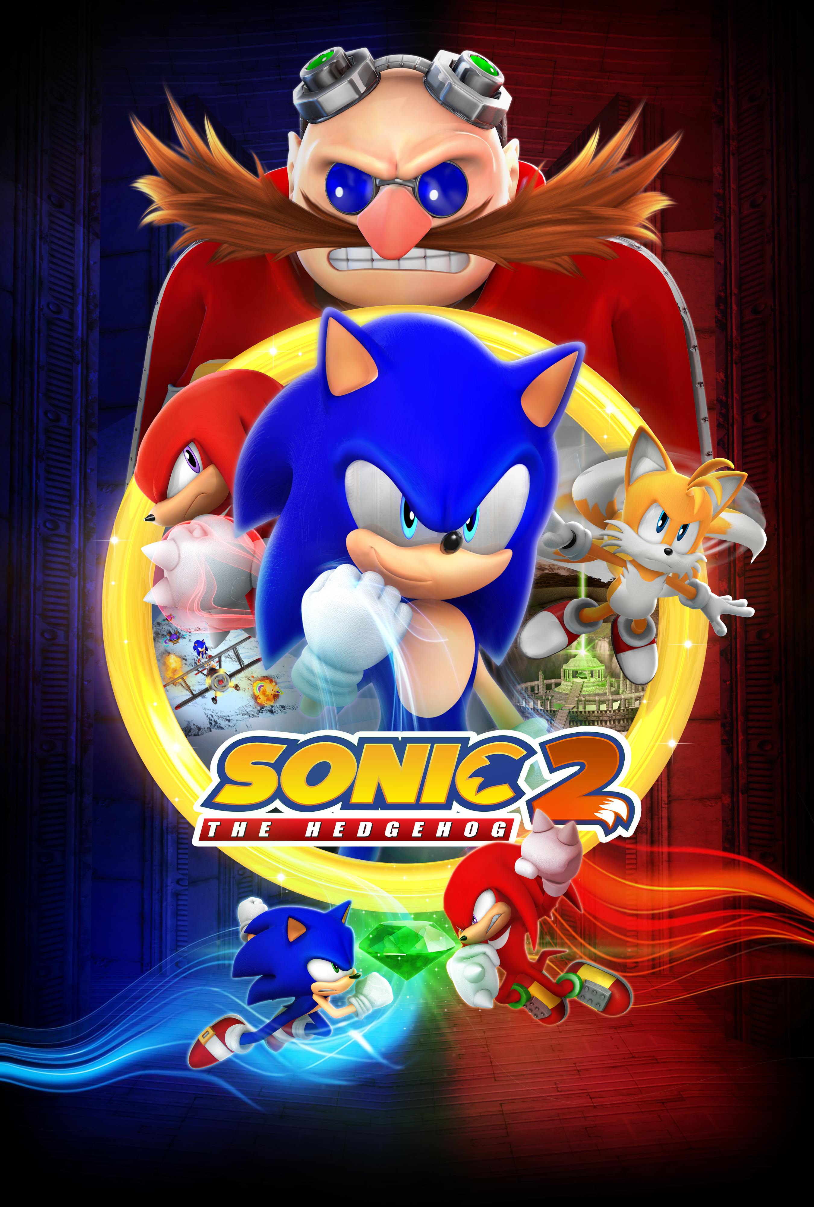 Sonic The Hedgehog 2 Movie Poster - Modern Style - by Nibroc-Rock on  DeviantArt