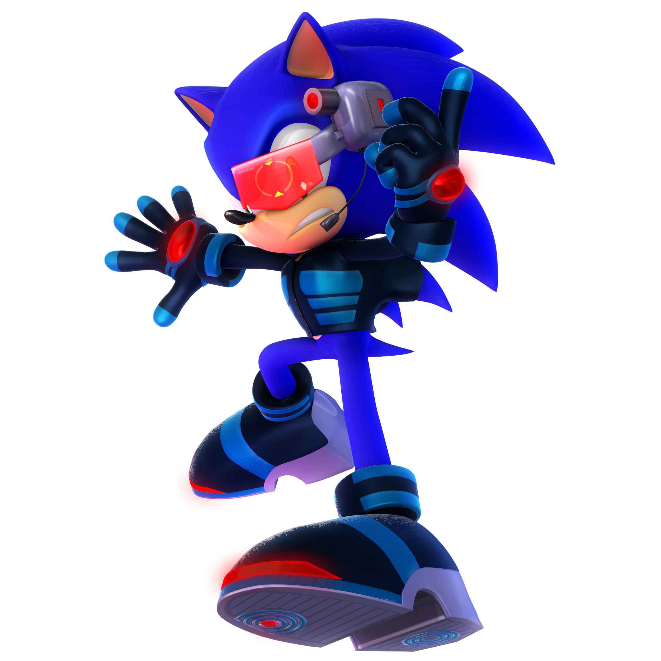 Mecha Sonic Render by Nibroc-Rock on DeviantArt