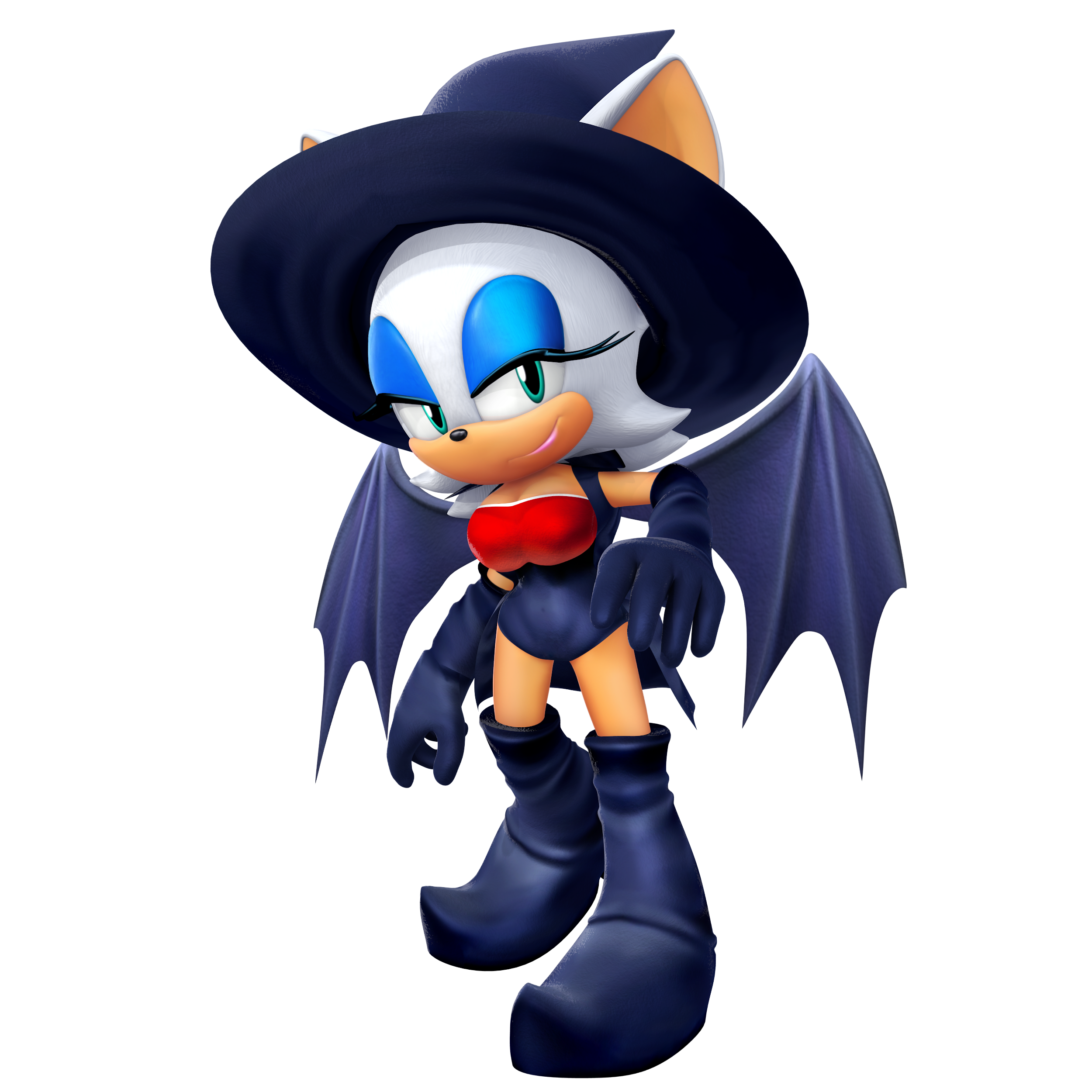 Sa2 Rouge SA2 Witch Rouge Render by Nibroc-Rock on DeviantArt